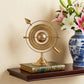 8" Bronze Metal Armillary Sphere Tabletop Sculpture