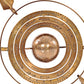8" Bronze Metal Armillary Sphere Tabletop Sculpture