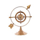 8" Bronze Metal Armillary Sphere Tabletop Sculpture