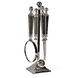 Magnifying Glass Letter Opener Bottle Opener And Candle Snuffer Set