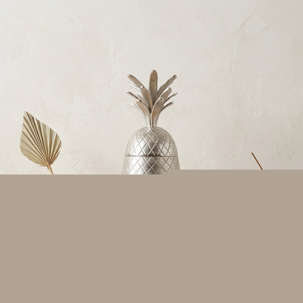 Pineapple Storage Aluminium Decor