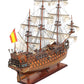 Sailboat Model With Chrome And Brass Fittings