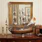 Sailboat Model With Chrome And Brass Fittings