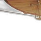 24" Brown Solid Wood Hand Painted Model Boat