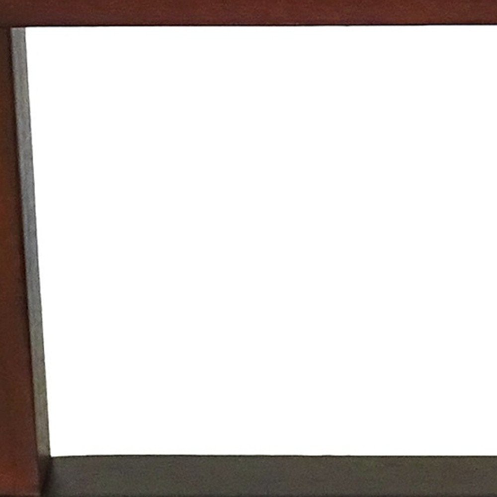 Compact Rectangular Teak Shower Or Outdoor Bench With Shelf In Brown Finish