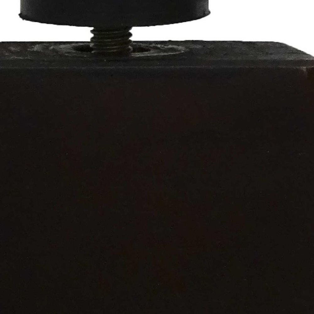 Contemporary Teak Shower Bench With Shelf And Handles In Brown Finish