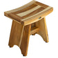 18" Natural Teak Rectangular Shower Bench