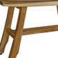 28" Natural Teak Rectangular Shower Bench