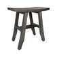 18" Antiqued Gray Teak Rectangular Shower Bench