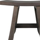 18" Antiqued Gray Teak Rectangular Shower Bench