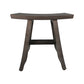 18" Antiqued Gray Teak Rectangular Shower Bench