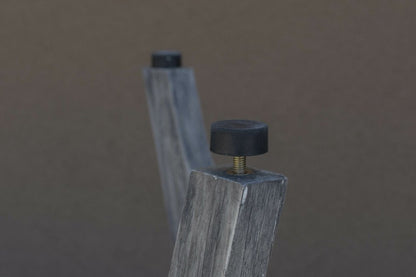 18" Antiqued Gray Teak Rectangular Shower Bench