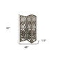 67" Gray Solid Wood Panel Screen Room Divider