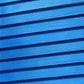 67" Light Blue Folding Three Panel Screen Room Divider