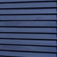 67" Dark Blue Solid Wood Folding Three Panel Screen Room Divider