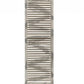 67" Gray Folding Three Panel Screen Room Divider