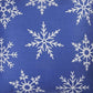 Set Of 4 18" Christmas Snowflakes Throw Pillow Cover In Blue