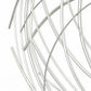 26" X 26" Silver Metal Circle