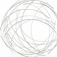26" X 26" Silver Metal Circle