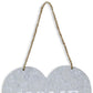 Home Gray Galvanized Cut Out Metal Wall Decor