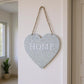 Home Gray Galvanized Cut Out Metal Wall Decor
