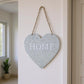 Home Gray Galvanized Cut Out Metal Wall Decor