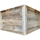 28" Natural Weathered Gray Plank Christmas Tree Collar