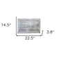 23" Gray White Wash Plank Christmas Tree Collar