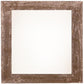 6" x 6" Brown Solid Wood Tabletop Picture Frame