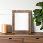 8" x 8" Gray Reclaimed Wood Tabletop Picture Frame