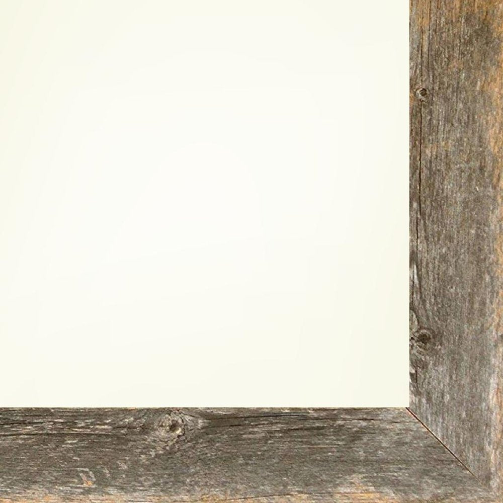 4" x 4" Gray Solid Wood Tabletop Picture Frame