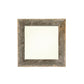 4" x 4" Gray Solid Wood Tabletop Picture Frame
