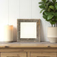 4" x 4" Gray Solid Wood Tabletop Picture Frame