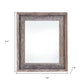 4" x 6" Gray Solid Wood Tabletop Picture Frame
