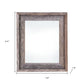 4" x 6" Gray Solid Wood Tabletop Picture Frame