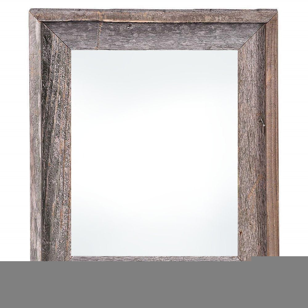 4" x 6" Gray Solid Wood Tabletop Picture Frame