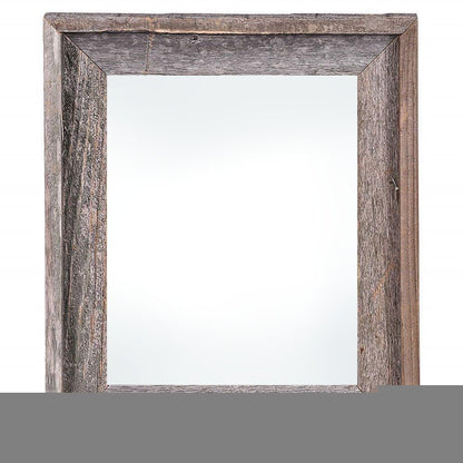 4" x 6" Gray Solid Wood Tabletop Picture Frame