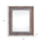 5" x 7" Gray Solid Wood Tabletop Picture Frame