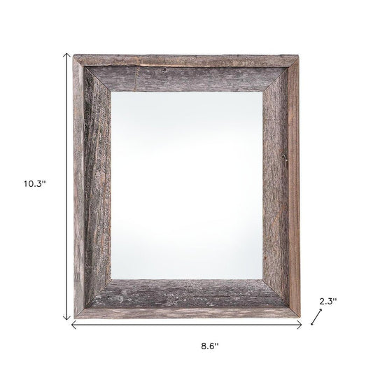 5" x 7" Gray Solid Wood Tabletop Picture Frame