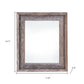 8.5" x 11" Gray Solid Wood Tabletop Picture Frame