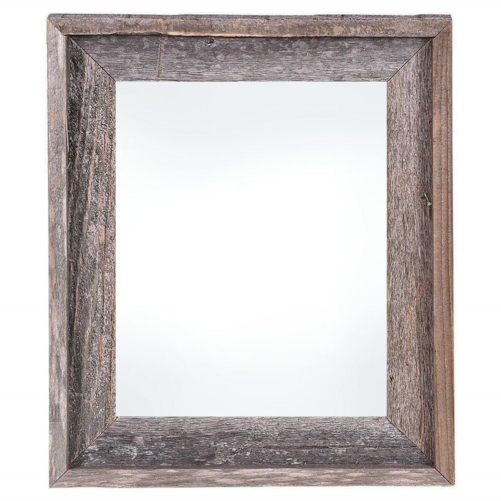 8.5" x 11" Gray Solid Wood Tabletop Picture Frame