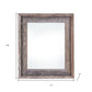 8" x 10" Gray Solid Wood Tabletop Picture Frame