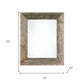 5" x 7" Gray Solid Wood Tabletop Picture Frame