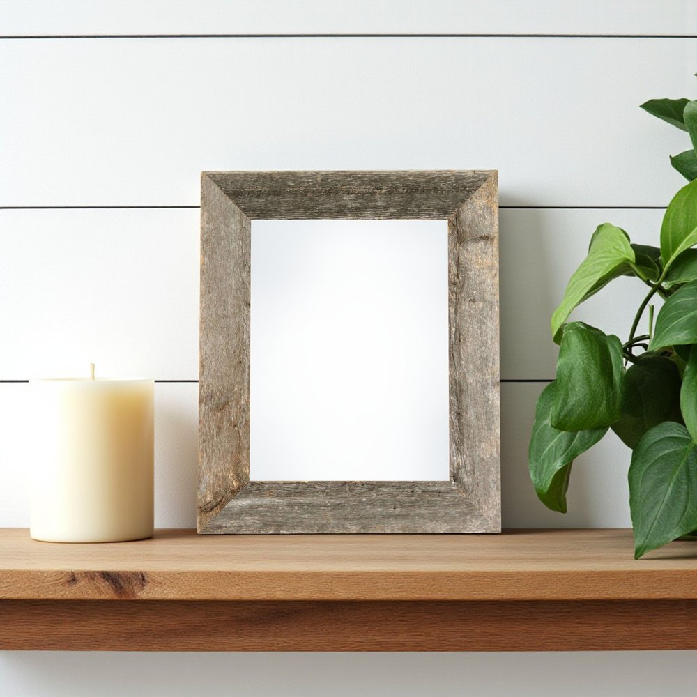 5" x 7" Gray Solid Wood Tabletop Picture Frame