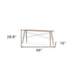 66" Brown Solid Wood Console Table