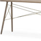 66" Brown Solid Wood Console Table