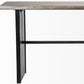 70" Brown Solid Wood Solid Console Table