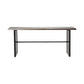 16" Brown Solid Wood Solid Console Table