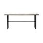 70" Brown Solid Wood Solid Console Table