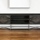 16" Dark Brown Solid Wood Console Table